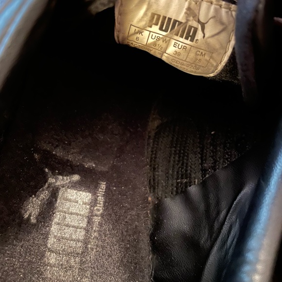 Puma black running shoes very gentle preloved size 8 - Picture 3 of 6